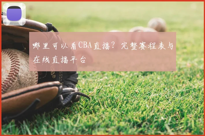 哪里可以看CBA直播？完整赛程表与在线直播平台
